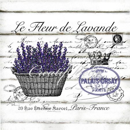 Надпись Прованс для декупажа