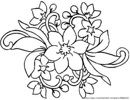 Красивые трафареты цветов