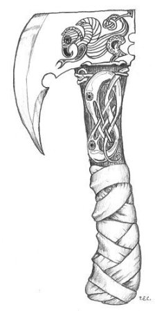 Топор рисунок