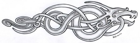 Узор на рукоять топора