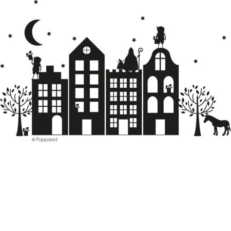 Трафарет дерева на стену большой