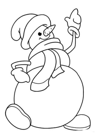 Санта Клаус раскраска