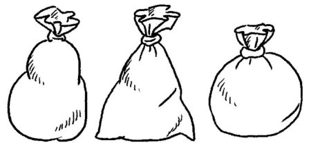 Мешок Деда Мороза раскраска