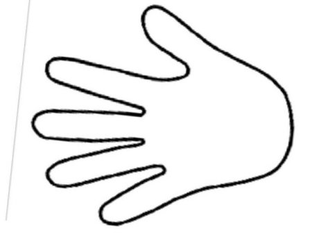 Ладошки для раскрашивания