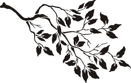 Девочка на стену трафарет