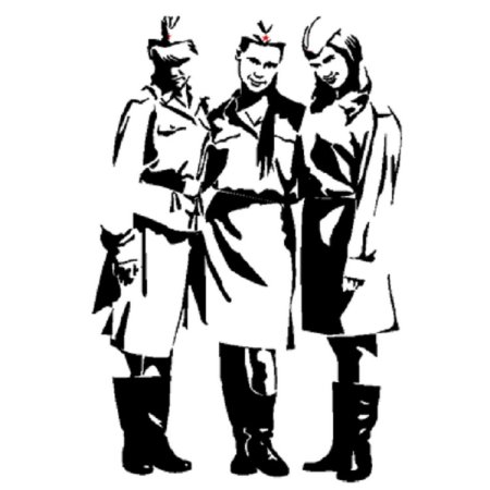 Солдат раскраска