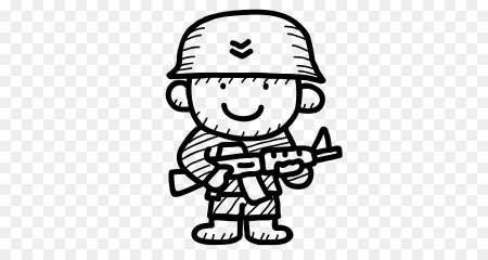 Солдат раскраска для детей