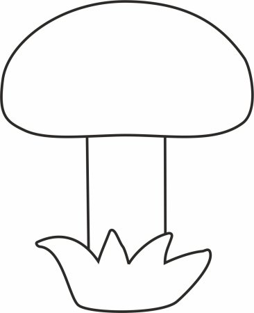 Аппликация для детей 3-4 лет грибы