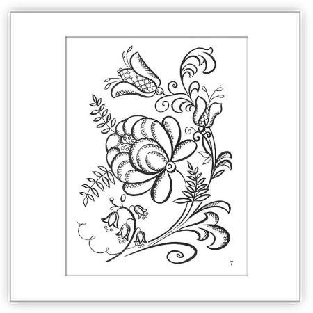 Узоры для росписи по дереву