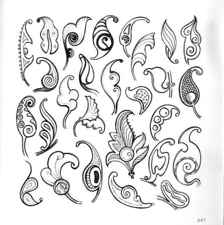 Несложный орнамент для рисования