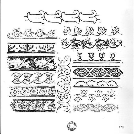 Орнамент несложный