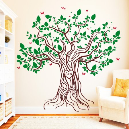 Дерево на стене