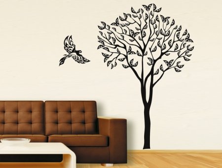 Дерево на стену вектор