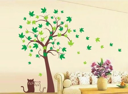 Дерево в классе на стене