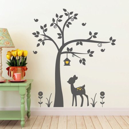 Трафареты в детскую комнату на стену