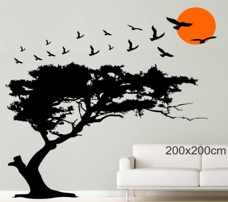 Бонсай на стене