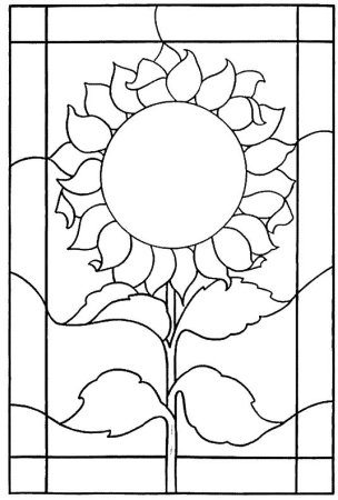 Заготовка витража ребенку