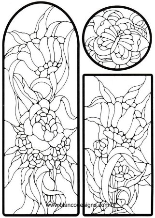 Витражные трафареты