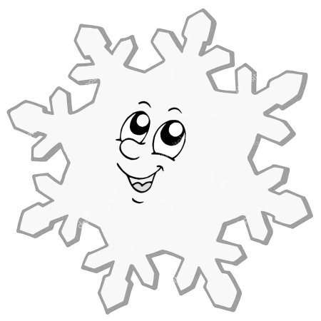 Новогодние раскраски снежинки