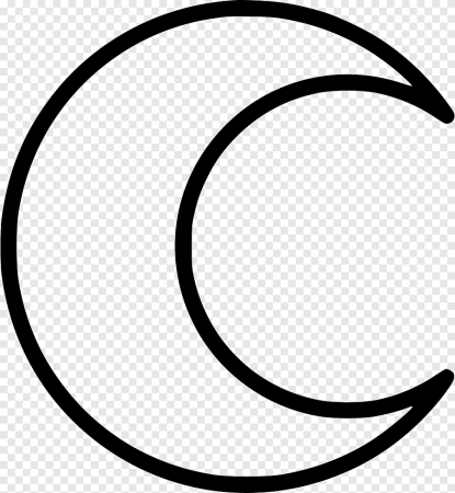 Трафарет месяц и звезды