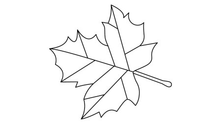 Трафареты кленовых листьев