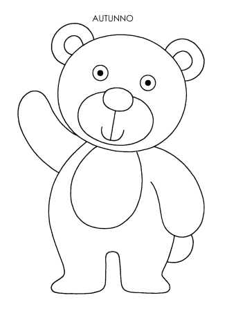 Аппликация Медвежонок