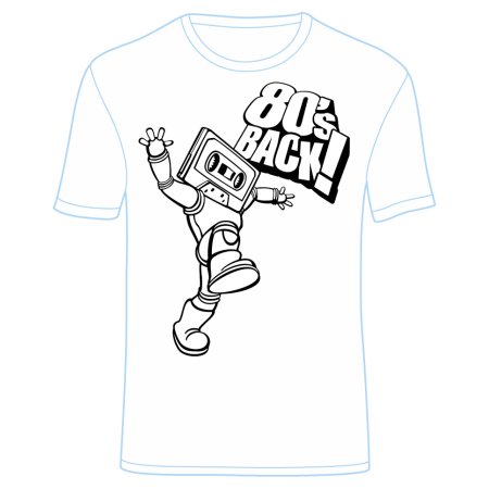 Трафарет на футболку для мальчика