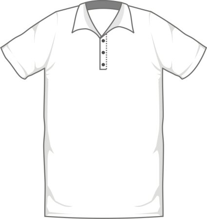 Футболка поло эскиз