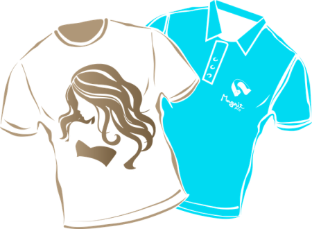 Макет футболки с логотипом