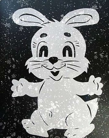 Кролик рисунок