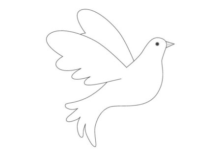 Голуби для вырезания
