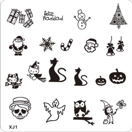 Наклейки на ногти трафареты