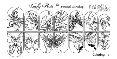 Педикюрные трафареты для рисования