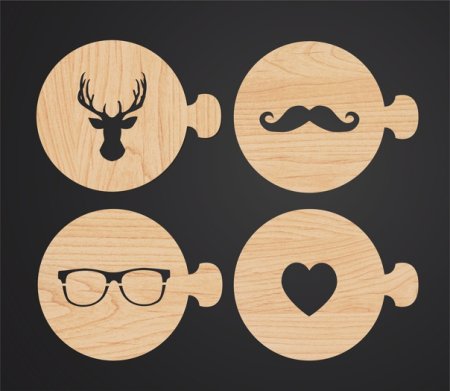 Трафареты для кофе