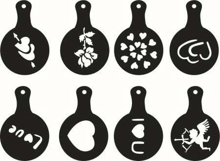 Трафарет для капучино