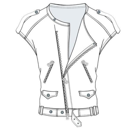 Лекало косухи мужские