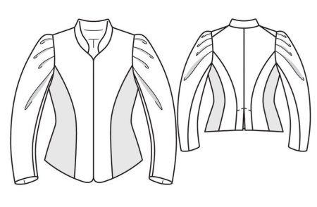 Моделирование куртки женской