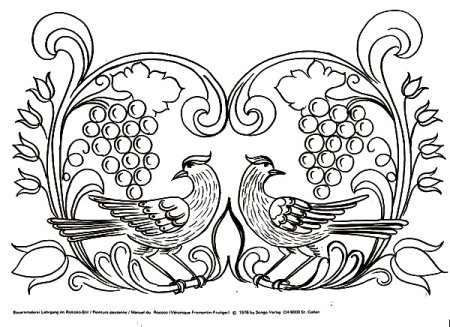 Трафарет для выжигания по дереву на разделочную доску