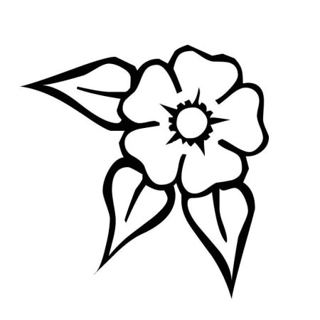 Трафарет "цветы"