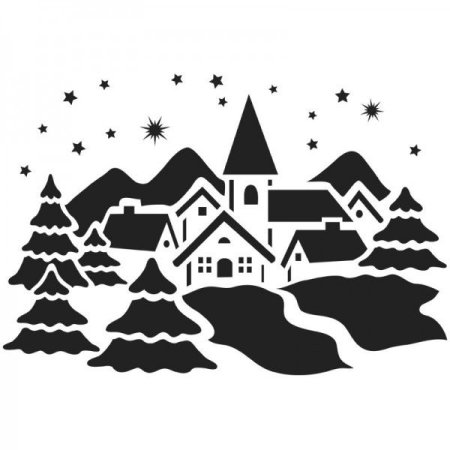 Новогодние силуэты