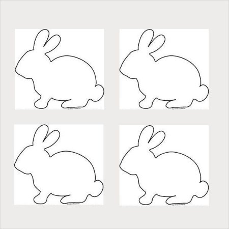 Заяц маленький раскраска для детей
