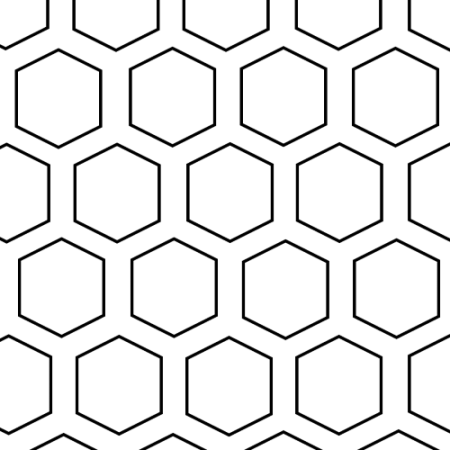 Трафарет соты пчелиные