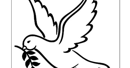 Голубь очертание