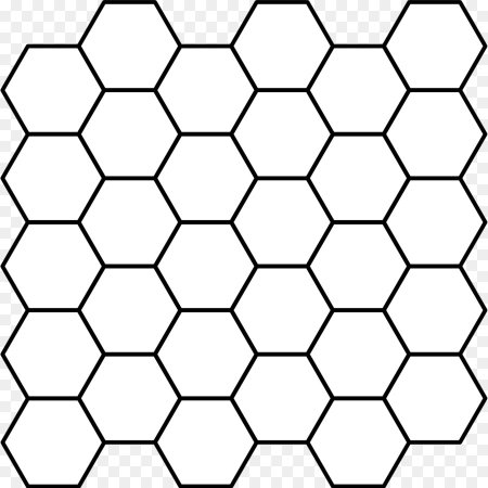 Гексагональная сетка а4