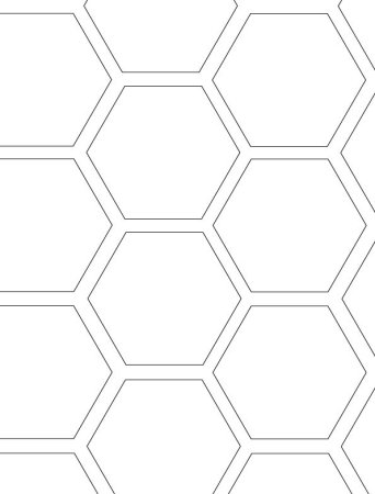 Соты трафарет для декора