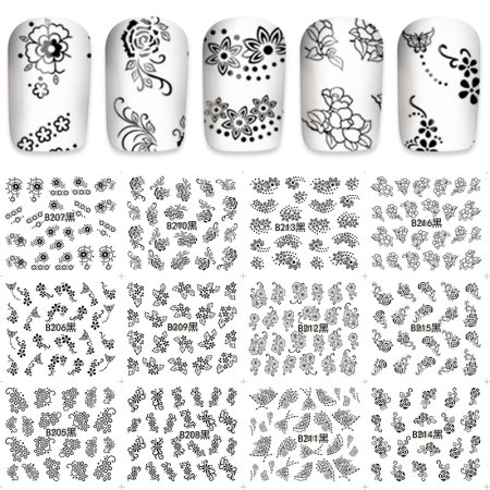 Трафарет вензеля для маникюра