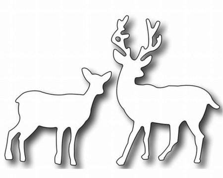 Украшения на окна олень