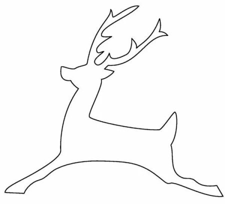 Украшения на окна олень