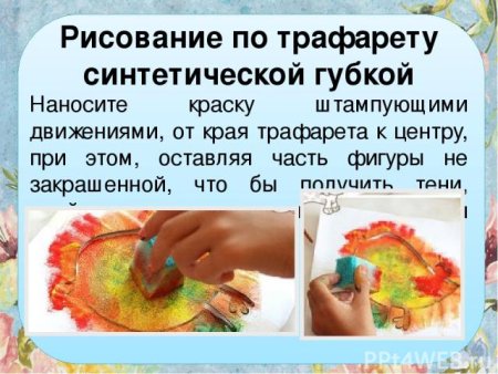 Рисование бабочек губкой нетрадиционное поролоновой