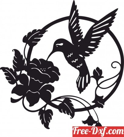 Птичка узор